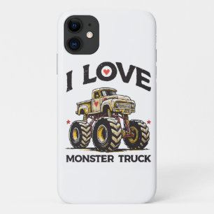 I Love Monster Truck iPhone 11 Case