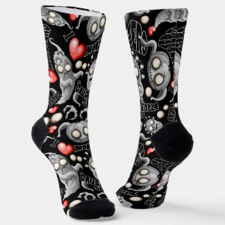 I Love Monsters 'cause People Sucks Socks