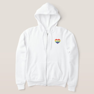 I Love Montana Rainbow Heart Hoodie