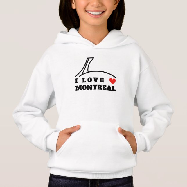I Love Montreal Hoodie (Front)