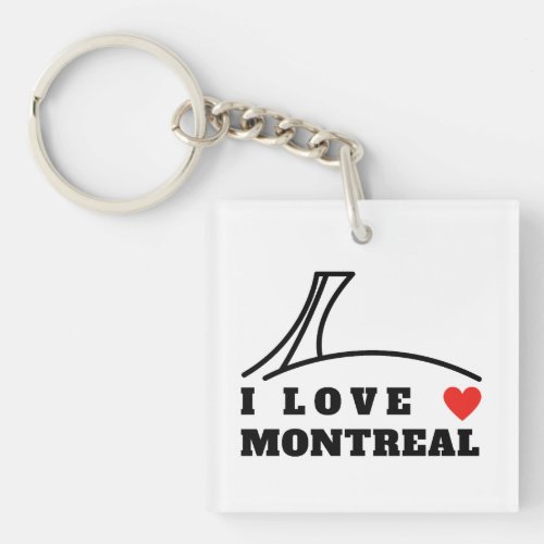 I Love Montreal Keychain