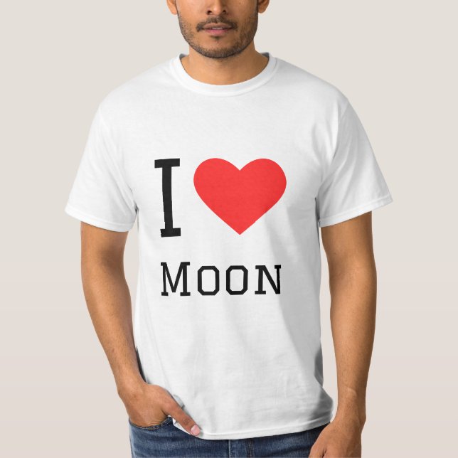 I love moon T-Shirt (Front)