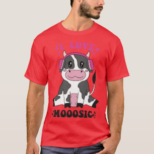 I Love Mooosic  T-Shirt