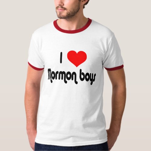 I Love Mormon Boys T_Shirt