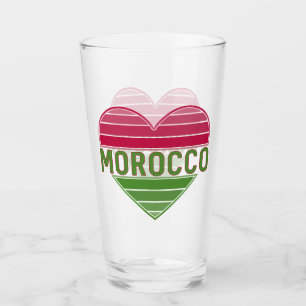 I Love Morocco, Moroccan Heart Glass