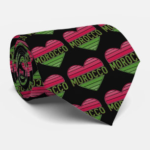 I Love Morocco, Moroccan Heart Neck Tie