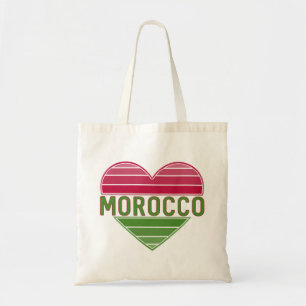 I Love Morocco, Moroccan Heart Tote Bag