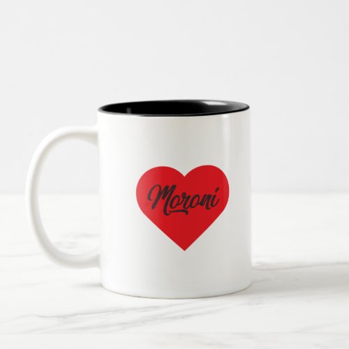 I Love Moroni _ Comoros Two_Tone Coffee Mug