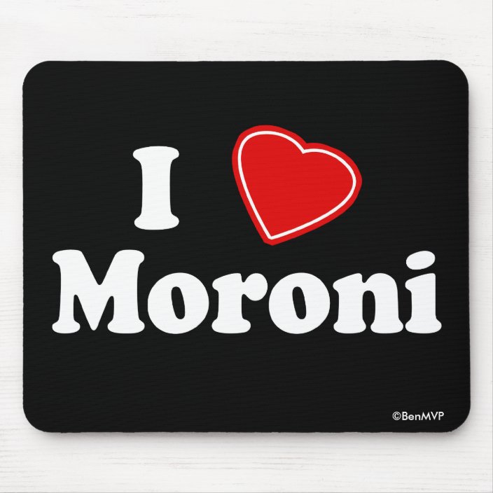 I Love Moroni Mouse Pad