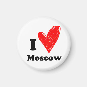 I love Moscow Magnet