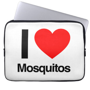 i love mosquitos laptop sleeve