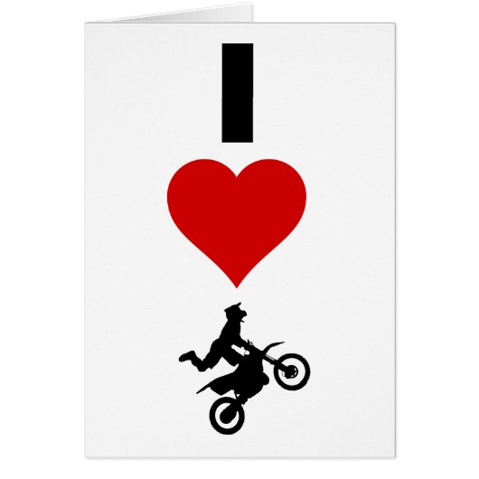 I Love Motocross (Vertical) (Front)