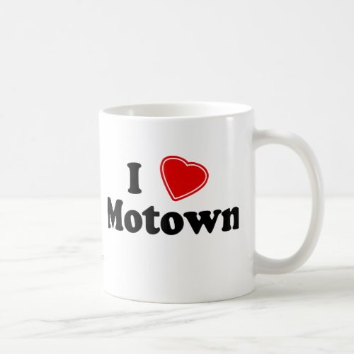I Love Motown Coffee Mug
