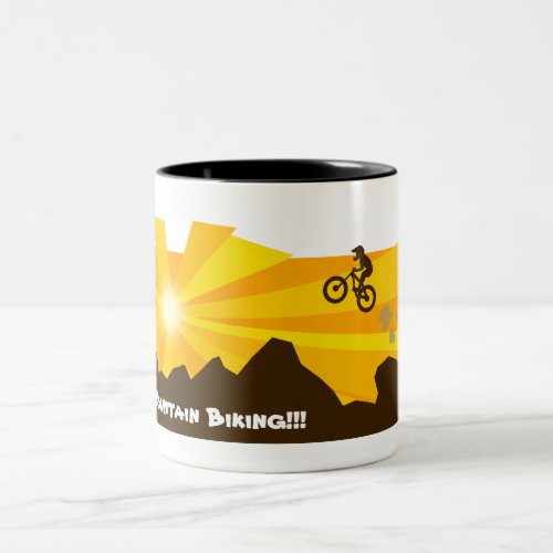 I love mountain biking mug