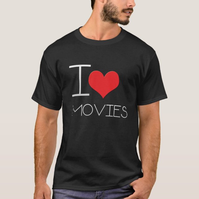 I Love Movies Tee (Front)