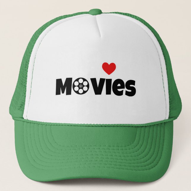 I love Movies Trucker Hat (Front)