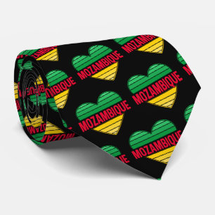 I Love Mozambique, Mozambican Heart Neck Tie