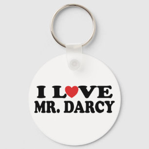I Love Mr. Darcy Keychain