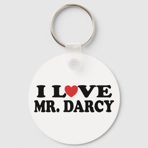 I Love Mr Darcy Keychain