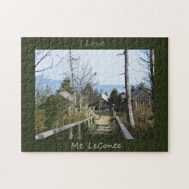 I love Mt LeConte Photo Art Jigsaw Puzzle (Horizontal)