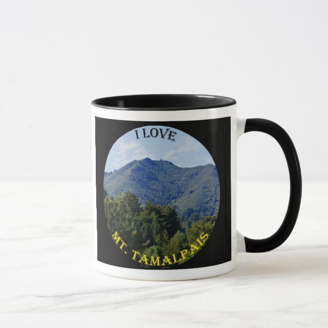 I Love Mt. Tam Mug (Black) (Right)