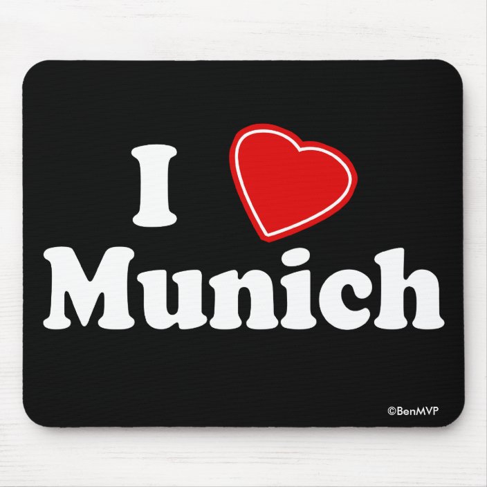 I Love Munich Mousepad
