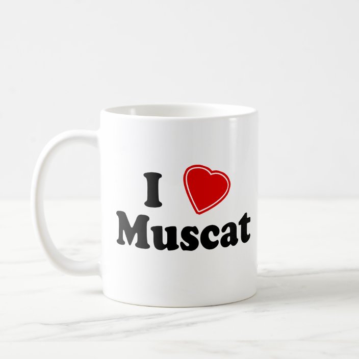I Love Muscat Mug