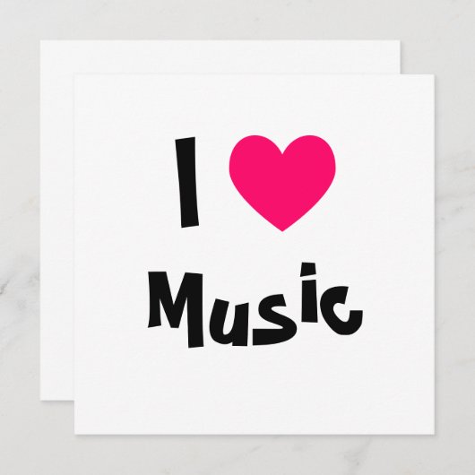 I Love Music (Front/Back)