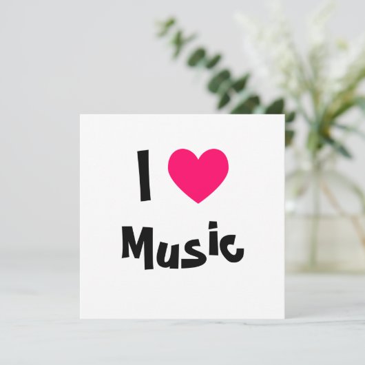 I Love Music (Standing Front)