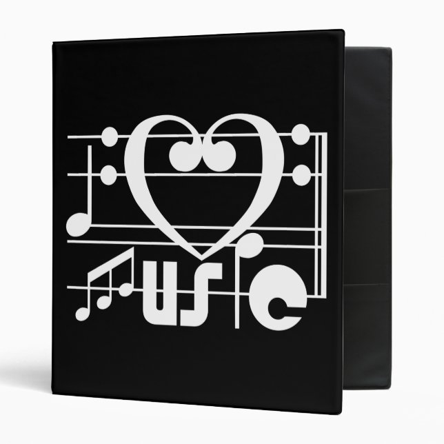I LOVE MUSIC BINDER (Front/Inside)