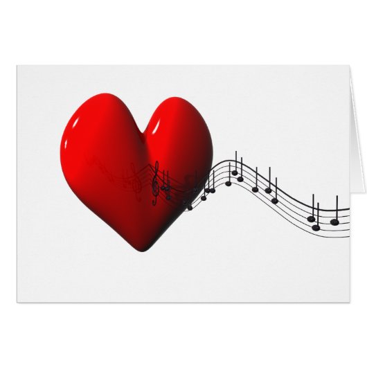 I love music cards (Front Horizontal)