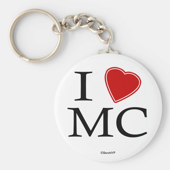 I Love Music City Key Chain