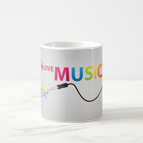 **I LOVE MUSIC** COFFEE MUG