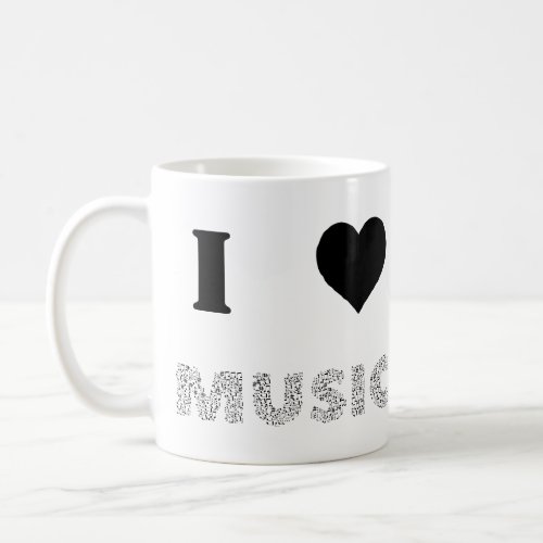 I love Music Coffee Mug