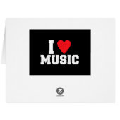 I love Music Lover (Back Horizontal)