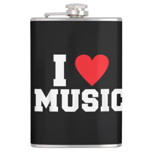 I love Music Lover Flask
