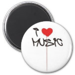 I Love Music Magnet at Zazzle