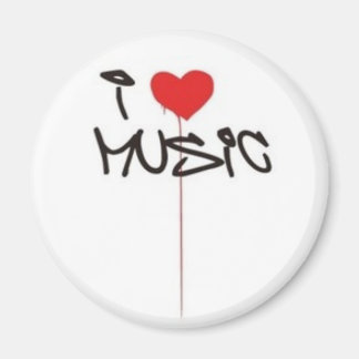 I Love Music Magnet