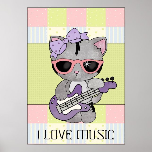 I Love Music poster (Front)