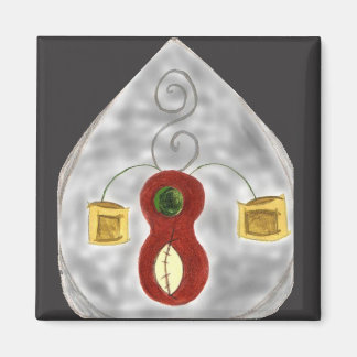 I Love Music With Instruments Magnet