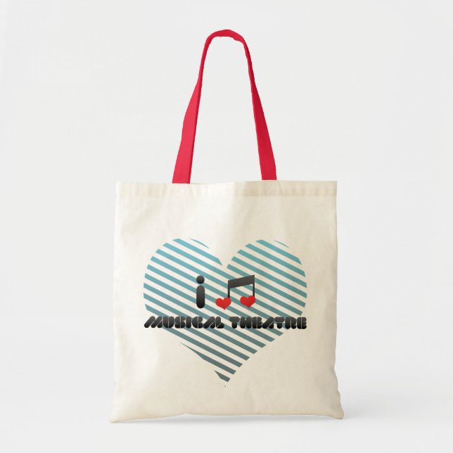 I Love Musical Theatre Tote Bag (Front)