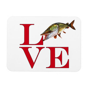 I Love Muskie Magnet