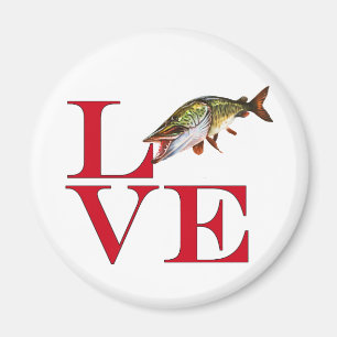 I Love Muskie Magnet