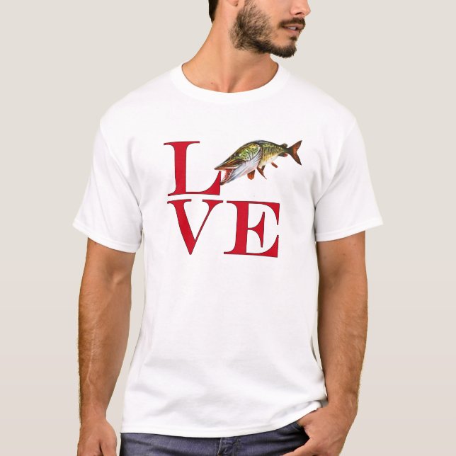 I Love Muskie T-Shirt (Front)