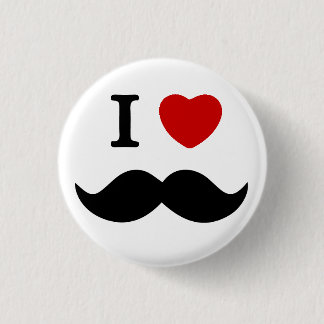 I love mustache button