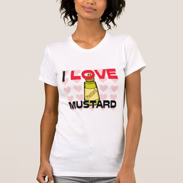 I Love Mustard T-Shirt (Front)