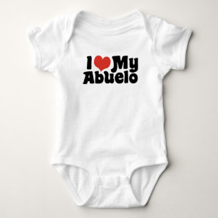 I Love My Abuelo Baby Bodysuit