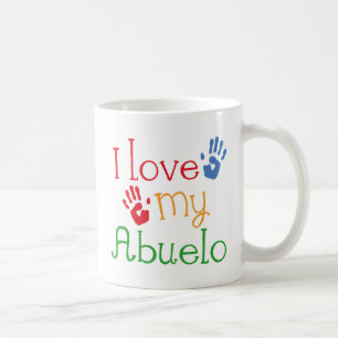 I Love My Abuelo (Handprints) Coffee Mug