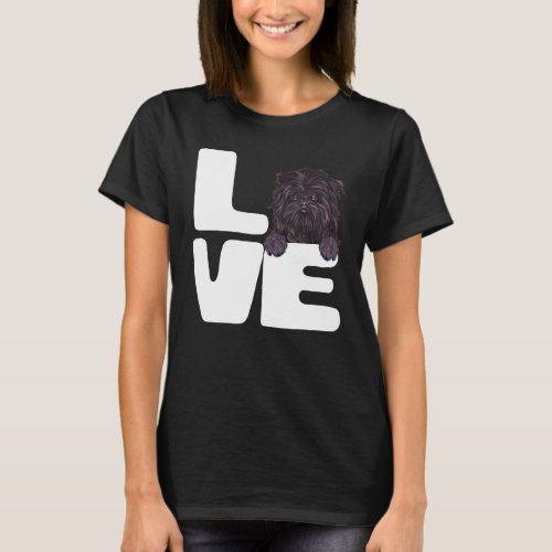 I Love My Affenpinscher Dog T-Shirt