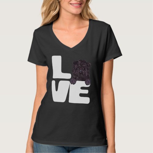 I Love My Affenpinscher Dog T-Shirt